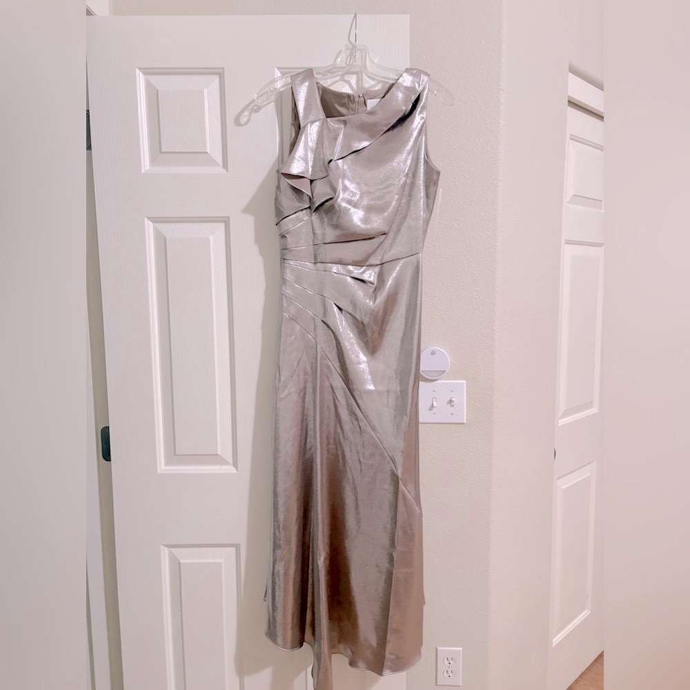 NWT Shoshanna Metallic Gold Dress